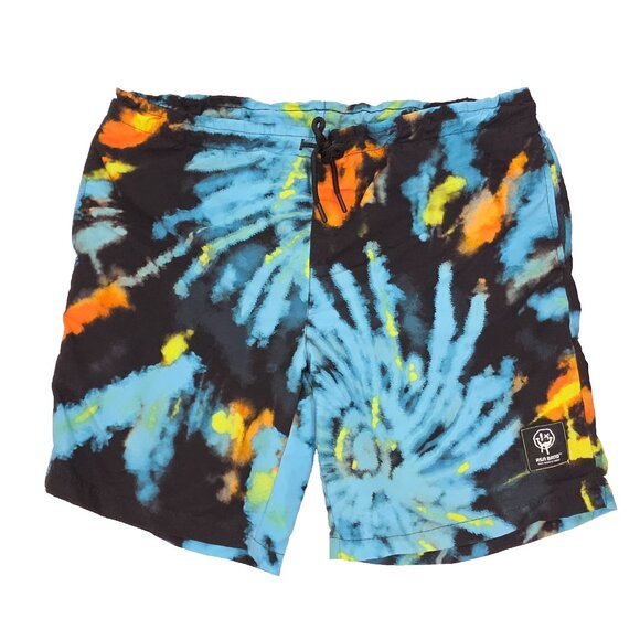 Reason Swim Shorts Mens XL Tie Dye Paint Splatter Mesh Brief Lined Drawstring - Picture 1 of 7